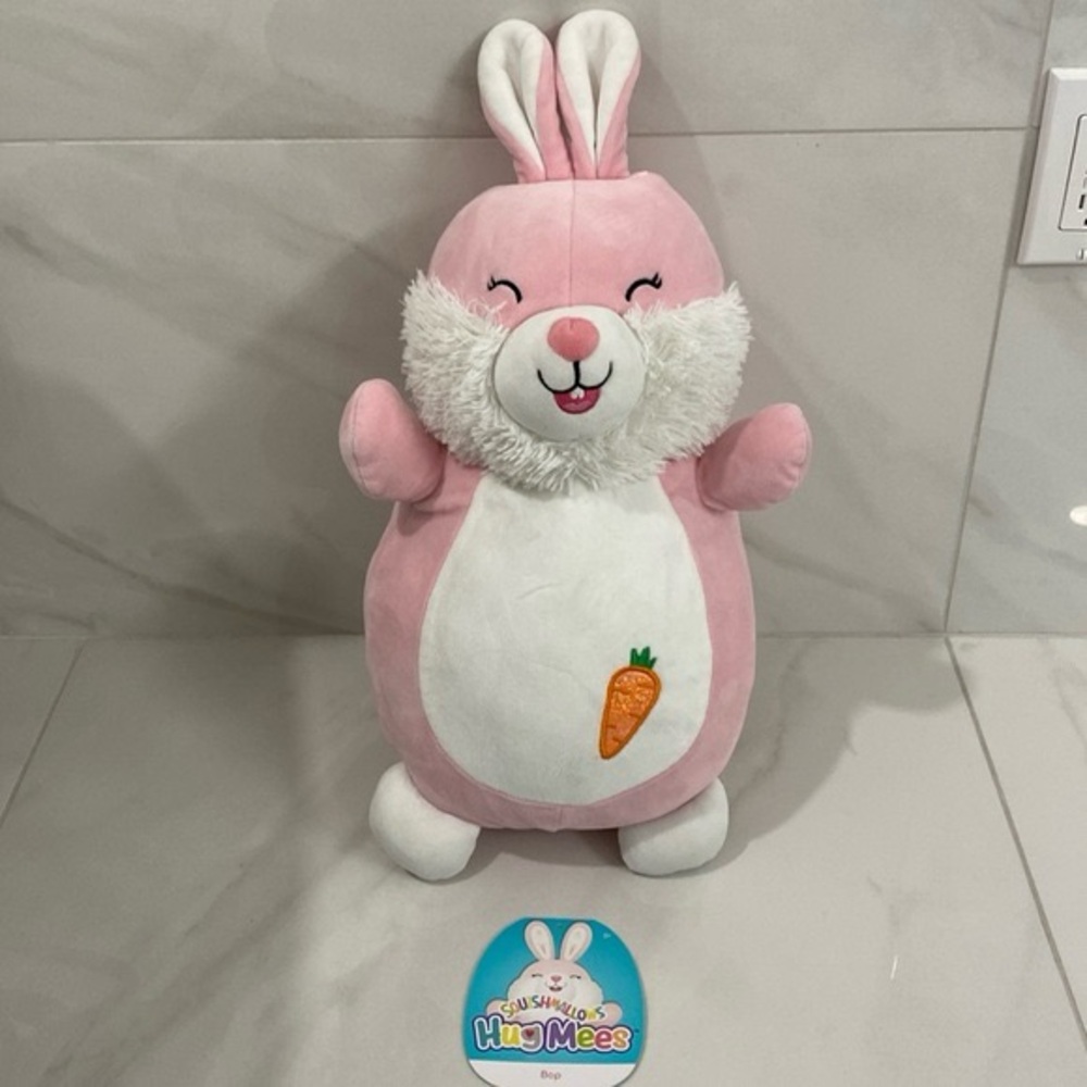 Squishmallows  Hug Mees 14 Bop  Pink Bunny